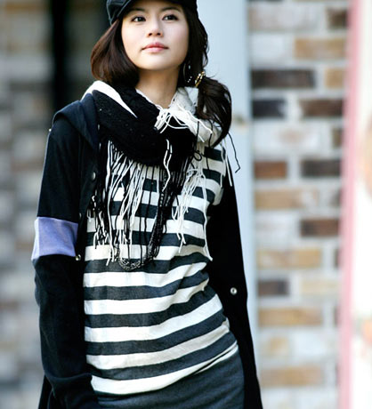 直擊韓國街(jiē)頭美(měi)女(nǚ)氣質裝